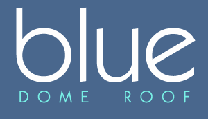 Blue Dome Roof Logo